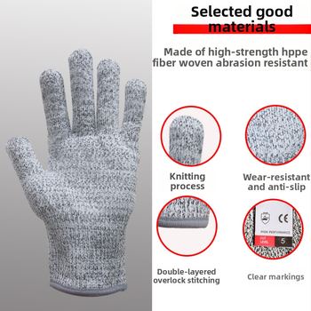 Παιδικά γάντια προστασίας για ξυλουργική - PVC, για ξυλουργική και χαρακτική, ανθεκτικά στις κοπές