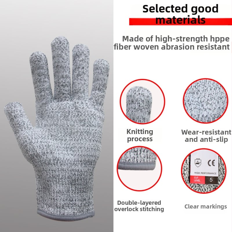 Παιδικά γάντια προστασίας για ξυλουργική - PVC, για ξυλουργική και χαρακτική, ανθεκτικά στις κοπές