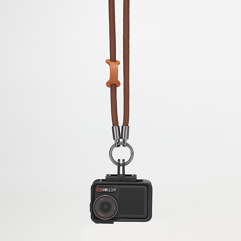 Κορδόνι λαιμού DJI Action – χειροποίητο από κράμα, πολυεστερικό σκοινί με μεταλλική αγκράφα, unisex σχεδιασμός, κατάλληλο για Action 4/5