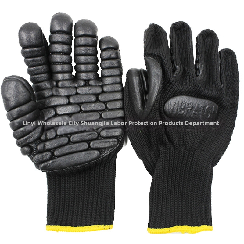 Dawei putu vibrācijas aizsardzības cimdi – mehāniskajai apstrādei, lauksaimniecībai un būvniecībai, 200 g