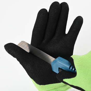 Gyermekeknek készített vágásálló kesztyűk, modell Anti-Cut, biztonsági szint 5, Nylon anyag, Nylon bélés