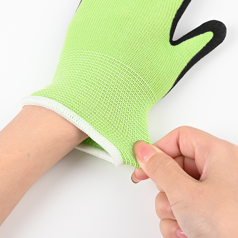 Gyermekeknek készített vágásálló kesztyűk, modell Anti-Cut, biztonsági szint 5, Nylon anyag, Nylon bélés