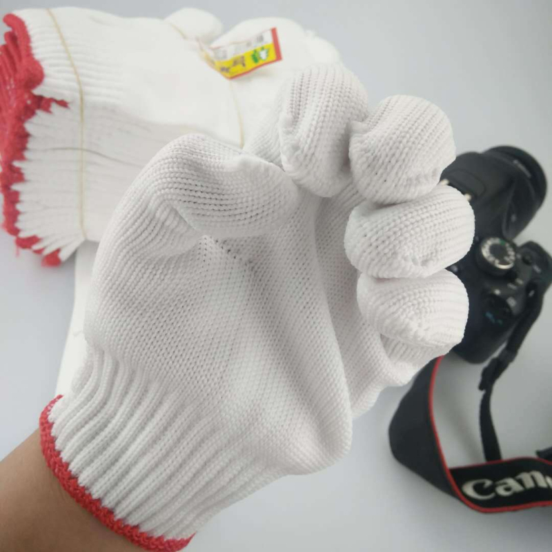 Nylon munkahelyi védőkesztyűk — megerősített kopásállóság, csúszásmentes markolat és kézvédelem; súly 600 g; munkahelyi védelemre tervezve