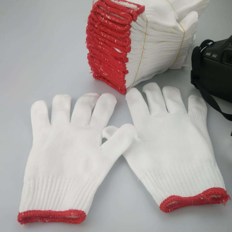 Nylon munkahelyi védőkesztyűk — megerősített kopásállóság, csúszásmentes markolat és kézvédelem; súly 600 g; munkahelyi védelemre tervezve