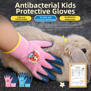 Vaikų pirštinės su atskiromis pirštais, priešdurio apsauga, pavasaris 2025