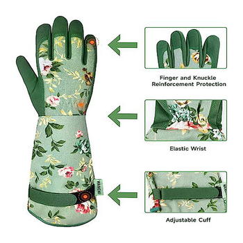 DURADARE Ultra-finom mikroszálas kertészeti kesztyű, szúrás- és átszúrás elleni védelem, rózsák metszéséhez és paprika szedéséhez, 143 g