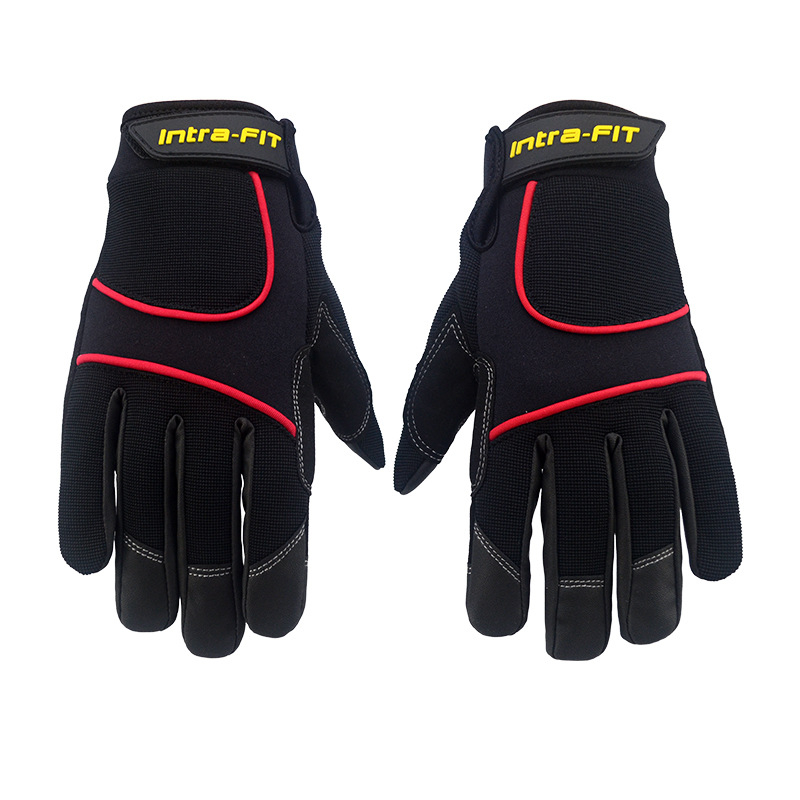 Mănuși de lucru cu palma și vârfuri PU întărite – rezistente la uzură, respirante, confortabile, cu priză puternică pentru depozitare/logistică, construcții și activități în aer liber