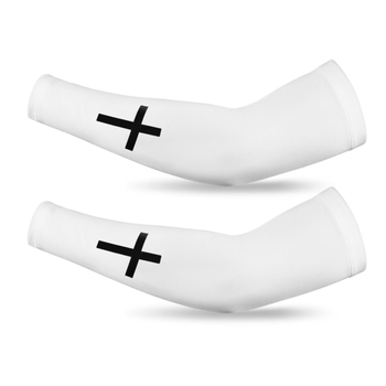 Спортен ръкав за ръка със слънцезащита – Milk Silk, 100% полиестер, инс стил, пролет 2024