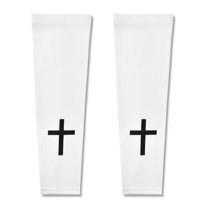 Спортен ръкав за ръка със слънцезащита – Milk Silk, 100% полиестер, инс стил, пролет 2024