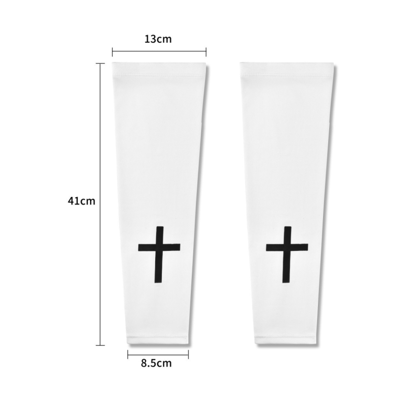 Спортен ръкав за ръка със слънцезащита – Milk Silk, 100% полиестер, инс стил, пролет 2024