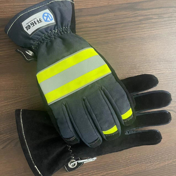 Trailblazer ugunsdzēsēju aizsargājošie cimdi, izolēti, izturīgi pret nolietojumu, biezināti glābšanas nolūkiem