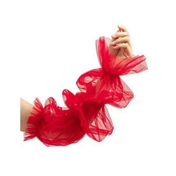 Булчински мрежест ръкав за рокля – прост стил, мрежова материя, персонализируемо