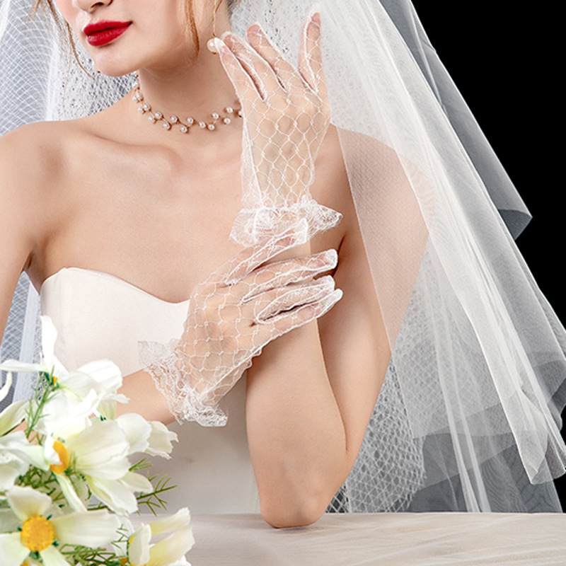 Дантелени ръкавици, винтидж мрежа, Lolita стил, фотопреквизит за сватби – всесезонни, пролет 2024