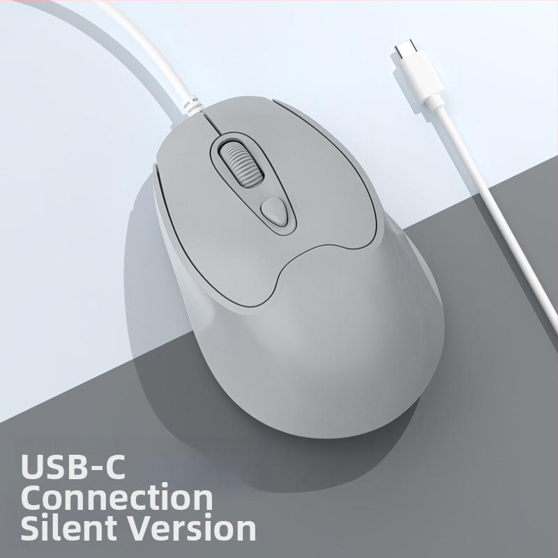 Οπτικό ποντίκι USB-C, ενσύρματο, 2400dpi, 4 πλήκτρα