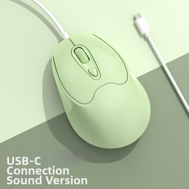 Οπτικό ποντίκι USB-C, ενσύρματο, 2400dpi, 4 πλήκτρα