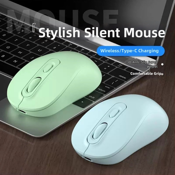 Ασύρματο ποντίκι με διπλή λειτουργία 2.4G/Bluetooth, 1600 DPI, USB θύρα, 4 πλήκτρα, επαναφορτιζόμενο