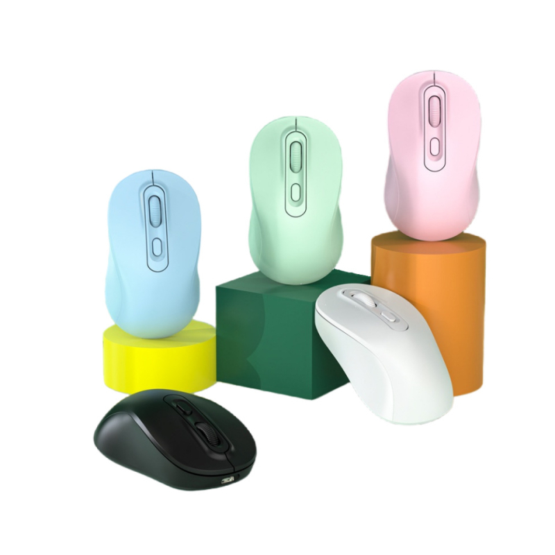 Ασύρματο ποντίκι με διπλή λειτουργία 2.4G/Bluetooth, 1600 DPI, USB θύρα, 4 πλήκτρα, επαναφορτιζόμενο