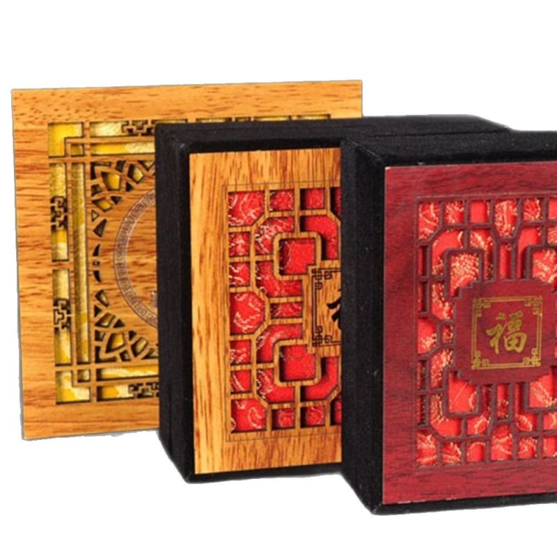 Cutie bijuterii model bzh001, material cânepă, stil leisure, dură, model cu figură