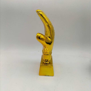 Trofeu de fotbal din rășină sintetică, stil modern minimalist; cod produs: Competition trophy; categorie: obiecte din rășină