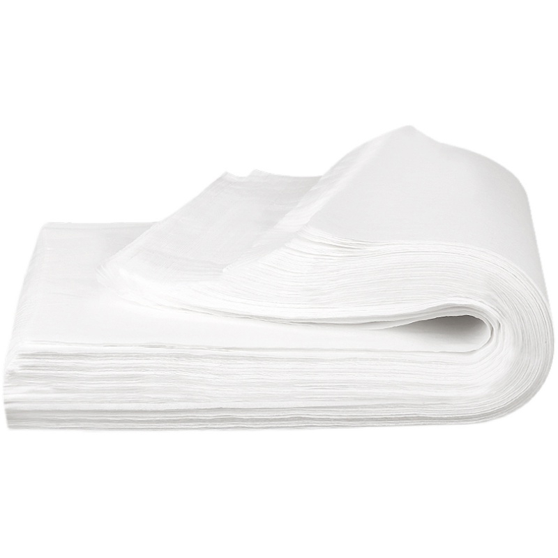 Еднократна кърпа за крака, дървесна целулоза, абсорбираща и удебелена, плоско тъкана, 100–120 g