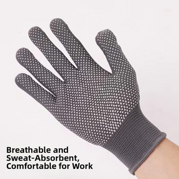 Γάντια προστασίας εργασίας από νάιλον, αντιολισθητικά, αντιστατικά, ανθεκτικά σε σχίσιμο και διάτρηση, 90 g