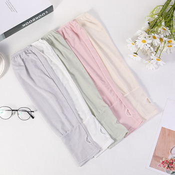 UV ръкав за колоездене, лятна слънцезащита, женски удължен модел, ледено коприна и мляко коприна, полиестрова смес