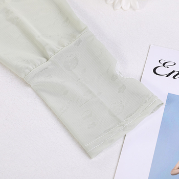 UV ръкав за колоездене, лятна слънцезащита, женски удължен модел, ледено коприна и мляко коприна, полиестрова смес