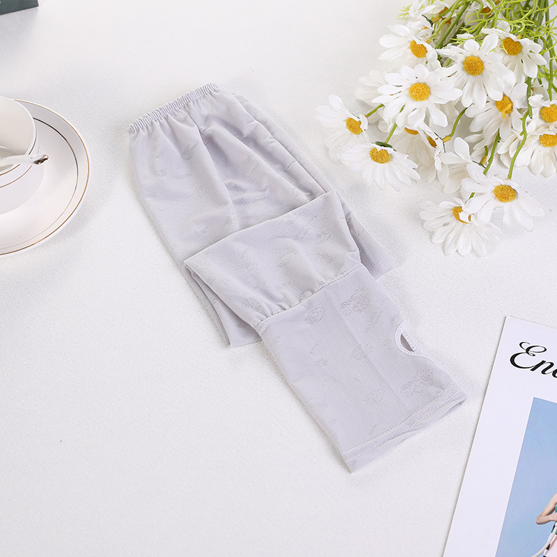 UV ръкав за колоездене, лятна слънцезащита, женски удължен модел, ледено коприна и мляко коприна, полиестрова смес