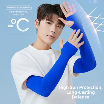 Лятни ръкави с UV защита, дишащи ледено‑усещащи нейлонови ръкави, прост стил, съдържание на нейлон 81–95%, 2024 г.