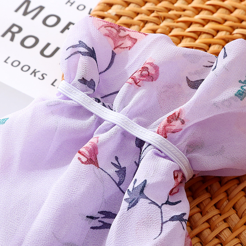 Слънцезащитен ръкав от шифон, свободен силует, лято 2024, подходящ за шофиране и каране (шифон; полиестер; съдържание на основната тъкан 71-80%; стил: мил)