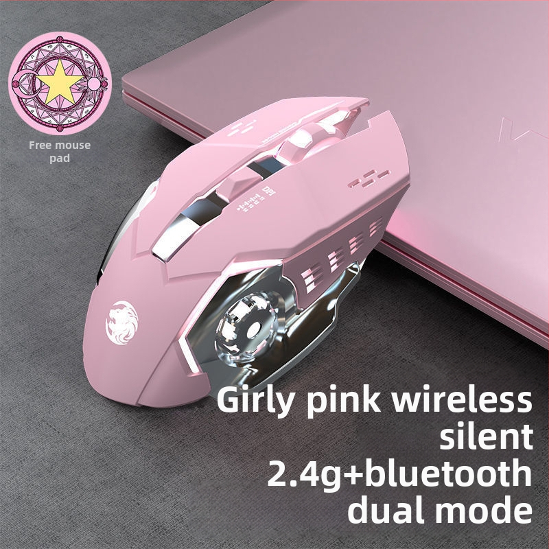 Bežična miša s 6 tipkama, 1600 DPI, 2,4 GHz bežična veza, model Jpf307, tihe tipke