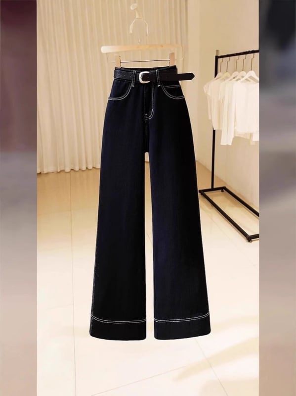 Dvodijelni set: džemper/top i duge hlače, poliester, japansko-korejski casual stil