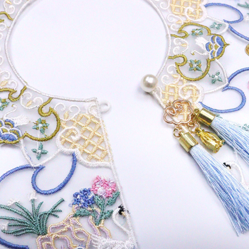 Șal pentru animale de companie, broderie cu lebede, model geometric, poliester, stil chinezesc