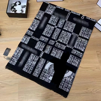 Шал от кашмирена смес - за зима и есен, есен 2024, на склад, без персонализация