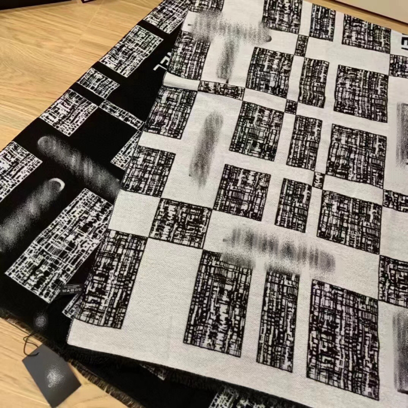 Шал от кашмирена смес - за зима и есен, есен 2024, на склад, без персонализация