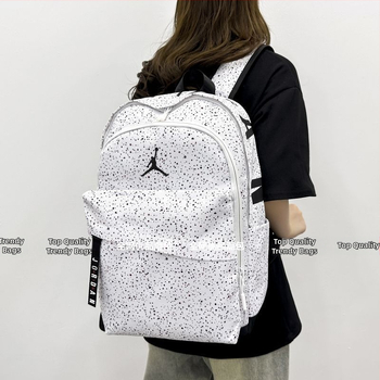 Veliki ruksak za srednjoškolce, Oxford platno, kompatibilan s 15-inčnim prijenosnikom, naramenice s zračnim jastučićima, proljeće 2025