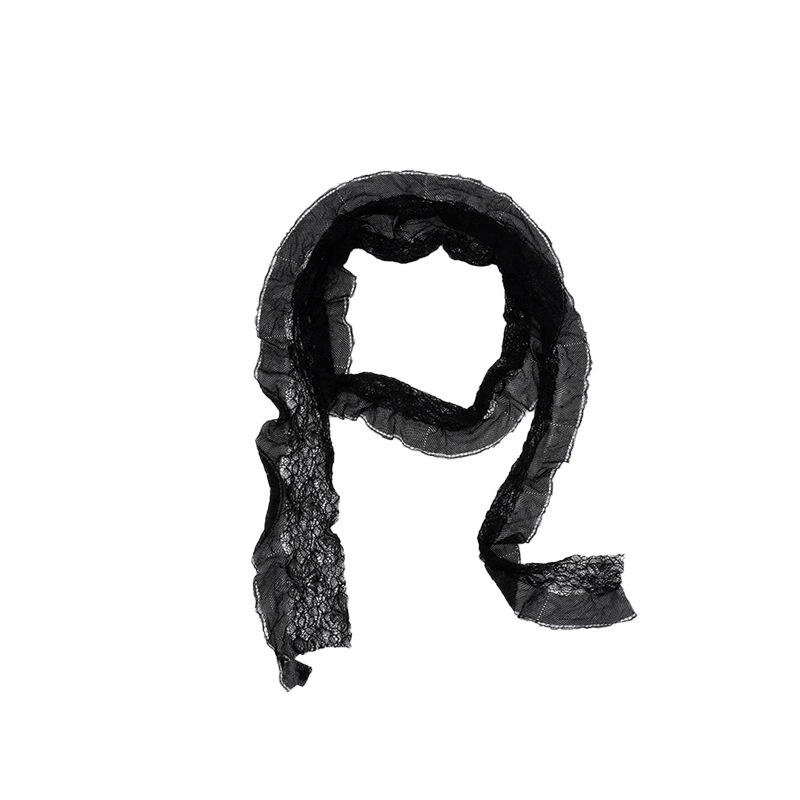 Unclecm дантелен шал – Ins стил мрежест ефект, триъгълен дизайн, сезон лято/пролет/есен; пускане лято 2025