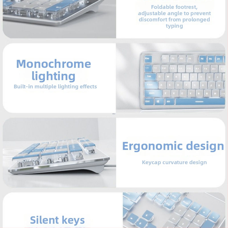 Σετ πληκτρολογίου-ποντικιού — USB, Αριθμητικό Πληκτρολόγιο, Μεταλλική Κατασκευή
