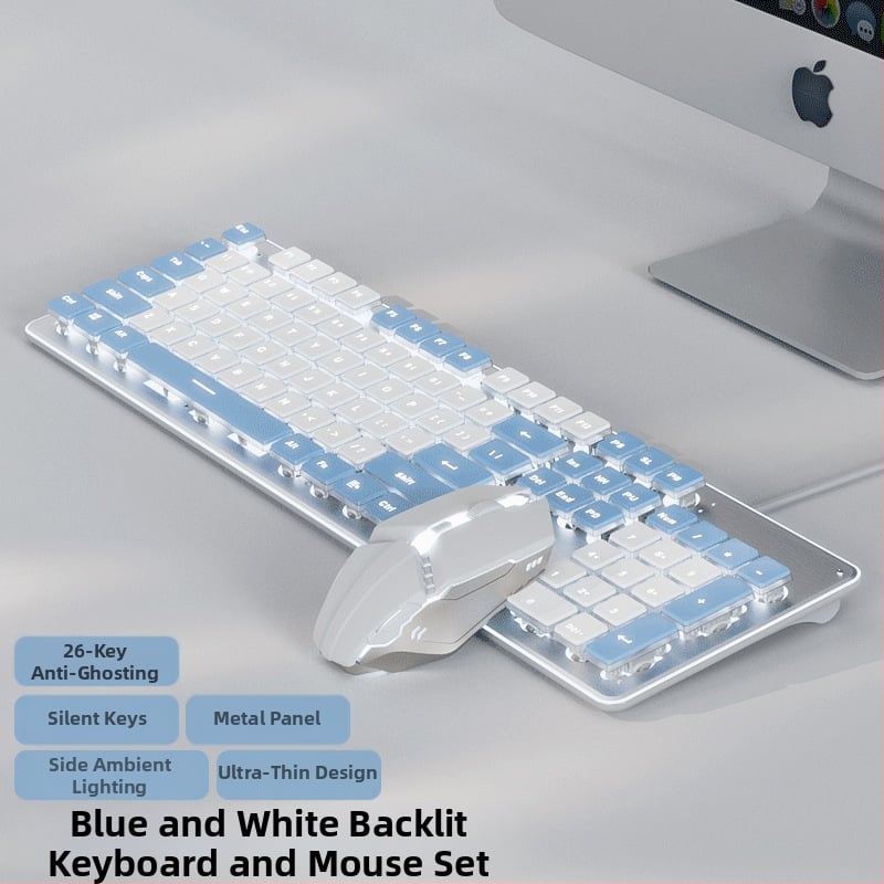 Σετ πληκτρολογίου-ποντικιού — USB, Αριθμητικό Πληκτρολόγιο, Μεταλλική Κατασκευή