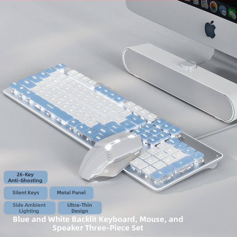 Σετ πληκτρολογίου-ποντικιού — USB, Αριθμητικό Πληκτρολόγιο, Μεταλλική Κατασκευή