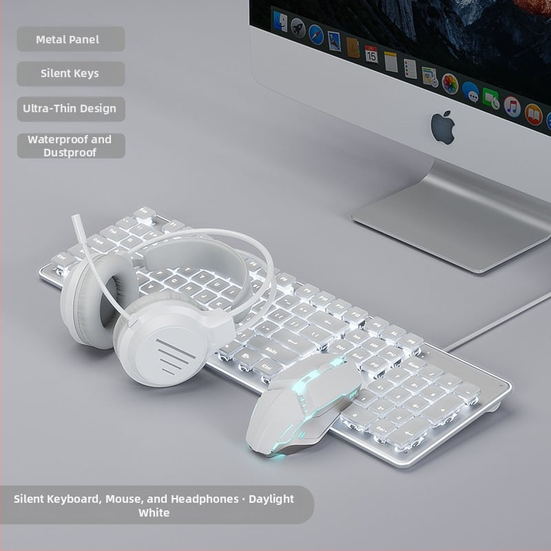 Σετ πληκτρολογίου-ποντικιού — USB, Αριθμητικό Πληκτρολόγιο, Μεταλλική Κατασκευή