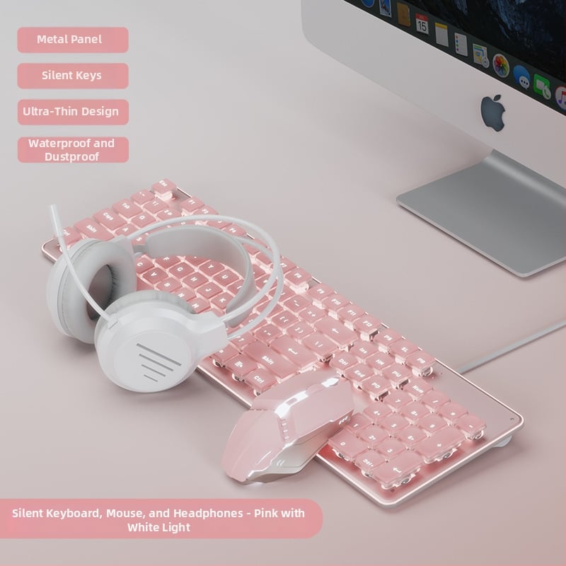 Σετ πληκτρολογίου-ποντικιού — USB, Αριθμητικό Πληκτρολόγιο, Μεταλλική Κατασκευή