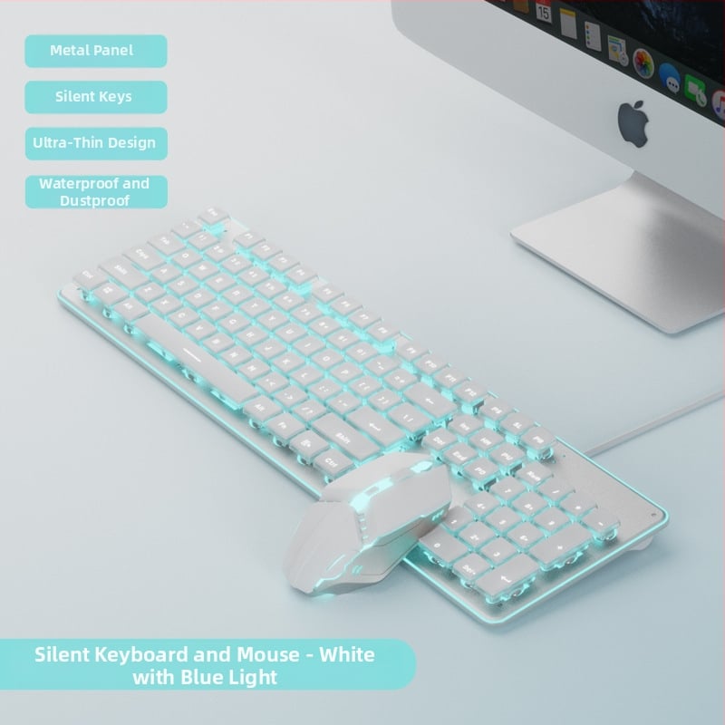 Σετ πληκτρολογίου-ποντικιού — USB, Αριθμητικό Πληκτρολόγιο, Μεταλλική Κατασκευή