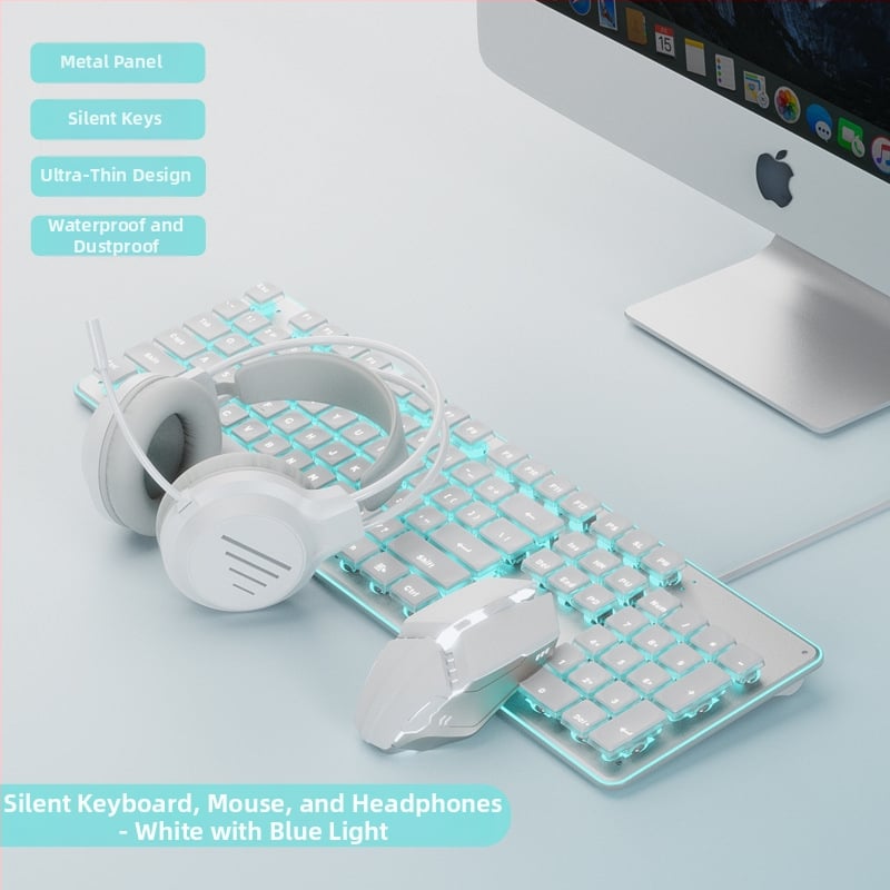 Σετ πληκτρολογίου-ποντικιού — USB, Αριθμητικό Πληκτρολόγιο, Μεταλλική Κατασκευή