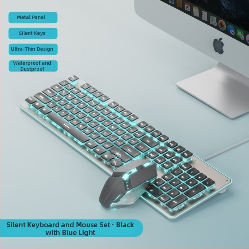 Σετ πληκτρολογίου-ποντικιού — USB, Αριθμητικό Πληκτρολόγιο, Μεταλλική Κατασκευή