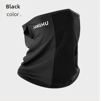 Férfi napsugárvédelmi arcmaszk nyári kerékpározáshoz – légáteresztő, UV-védelem, szélálló, rovarriasztó, Ice Silk poliészter sál