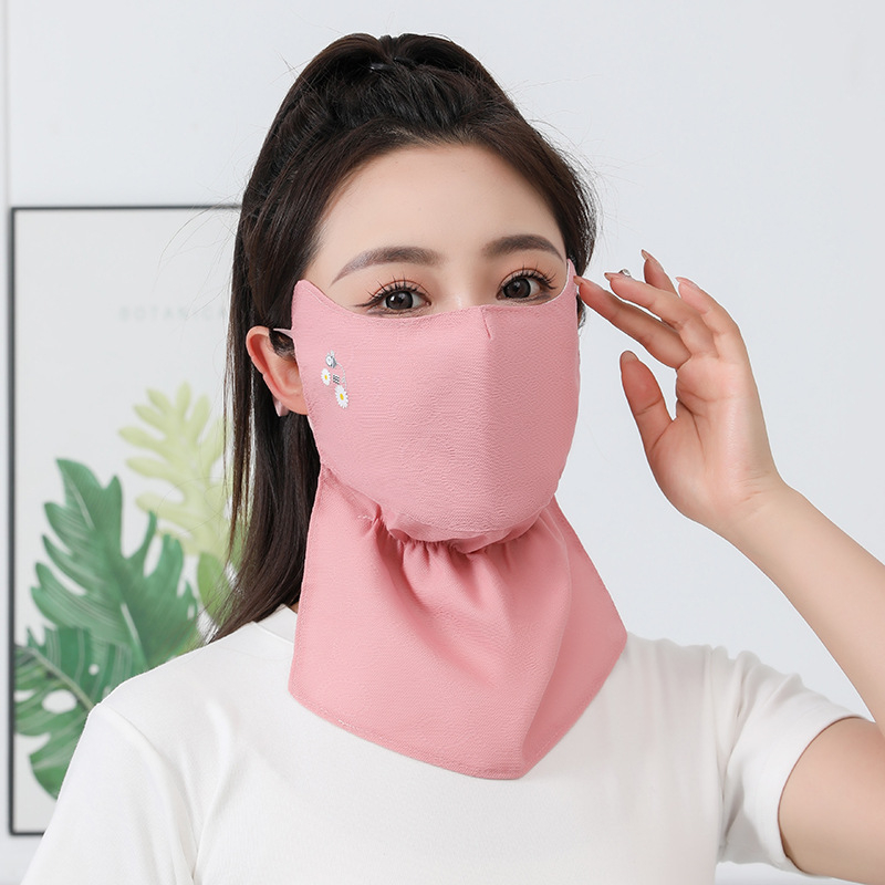 Légáteresztő csipkés arcmaska kültéri kerékpározáshoz UV-védelemmel, árnyékolással, szél- és porálló