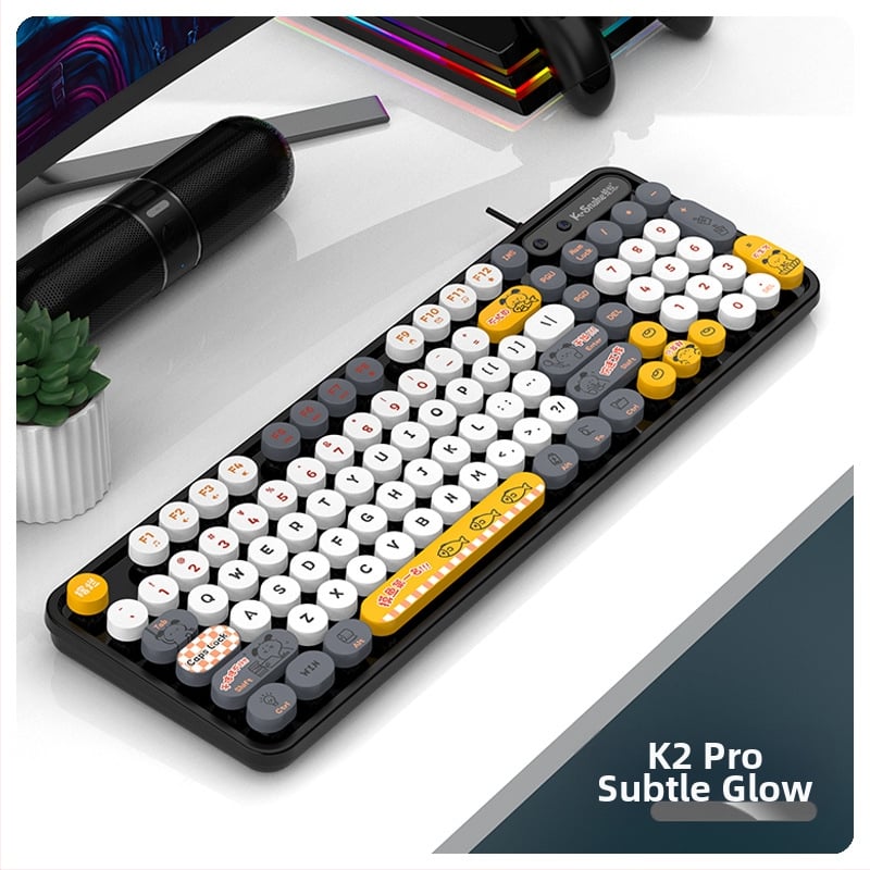 Viper K2 ενσύρματο σετ πληκτρολογίου και ποντικιού - 98 πλήκτρα, αδιάβροχο σχέδιο, καλώδιο 1,5 m, πλαστική κατασκευή