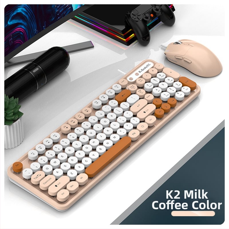 Viper K2 ενσύρματο σετ πληκτρολογίου και ποντικιού - 98 πλήκτρα, αδιάβροχο σχέδιο, καλώδιο 1,5 m, πλαστική κατασκευή