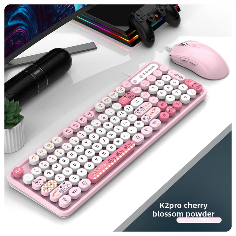 Viper K2 ενσύρματο σετ πληκτρολογίου και ποντικιού - 98 πλήκτρα, αδιάβροχο σχέδιο, καλώδιο 1,5 m, πλαστική κατασκευή